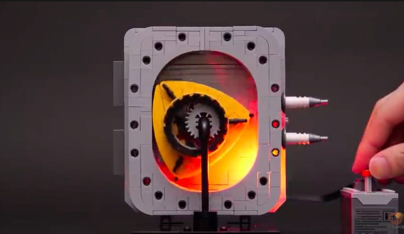 Awesome Build: Watch This Operational Scale Model Of A Rotary Engine Constructed With Lego Blocks!