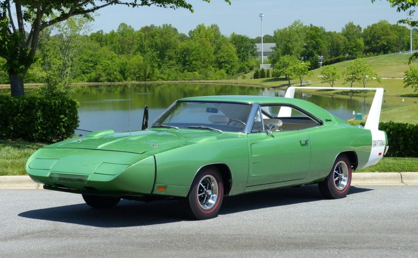 GAA Classic Cars April 2021 Auction: 1969 Dodge Charger Daytona in F6 Bright Green Metallic Paint
