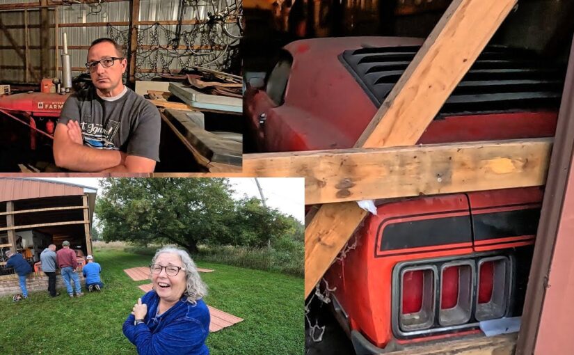 Entraped 40 Years: Freeing An Old Ford Mustang From A Michigan Barn