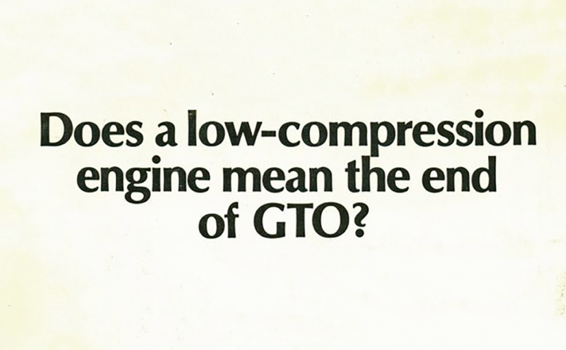 Favorite Car Ads: 1971 Pontiac GTO